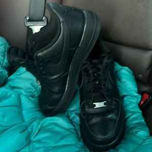 Nike Air Force 1 07 Low Triple Black CW2288-001 Sz 8.5 men’s leather